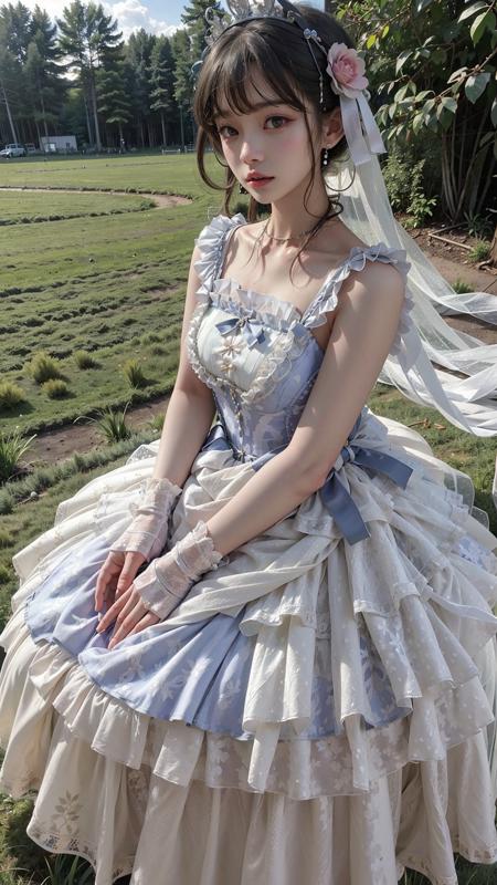 【雾蓝月光】Dress No.15 Wathet Dress