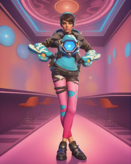 Awesome Overwatch TRACER Punk clothes