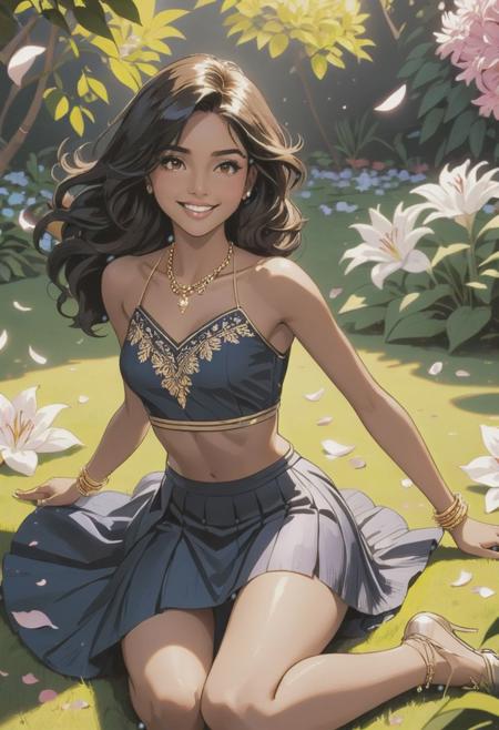 Anime Style Indian Dresses (Lehnga / Sari)