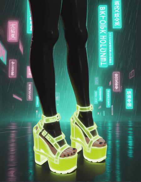 YRU Nightcall Platform Heels