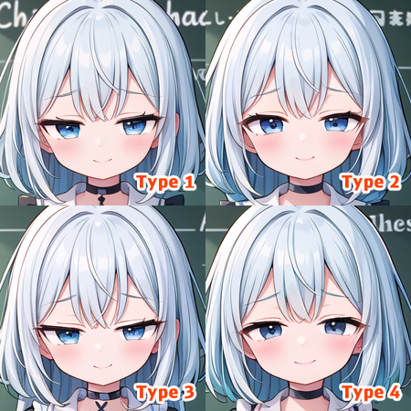Sensual face Type 4 / 官能的(悩ましげ)な表情 Type 4