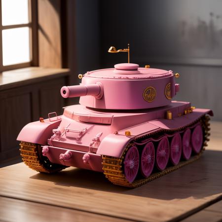 Realistic pure color porcelain art style
