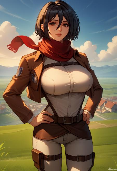 Mikasa Akermann (Pre- and Post-Timeskip) (Attack on Titan)版本Pre-Timeskip (ID: 812675)