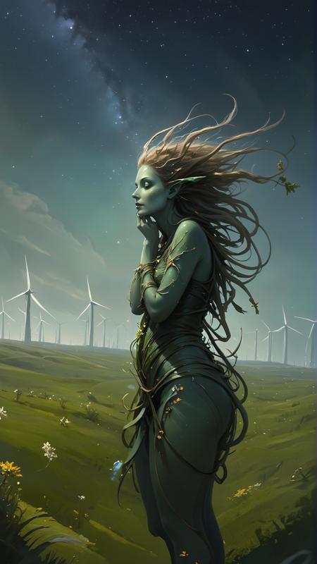 Dryad - Creature Concept - SDXL
