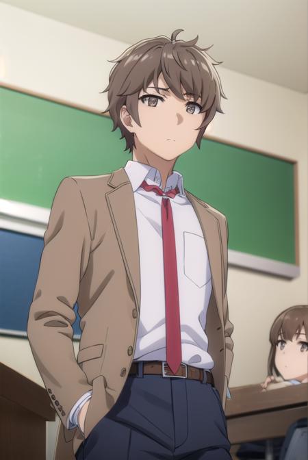 Sakuta Azusagawa (梓川 咲太) - Aobuta: Rascal Does Not Dream of Bunny Girl Senpai (青春ブタ野郎はバニーガール先輩の夢を見ない)