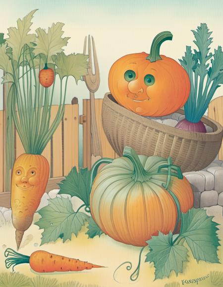Modern Children Book - SDXL 1.0