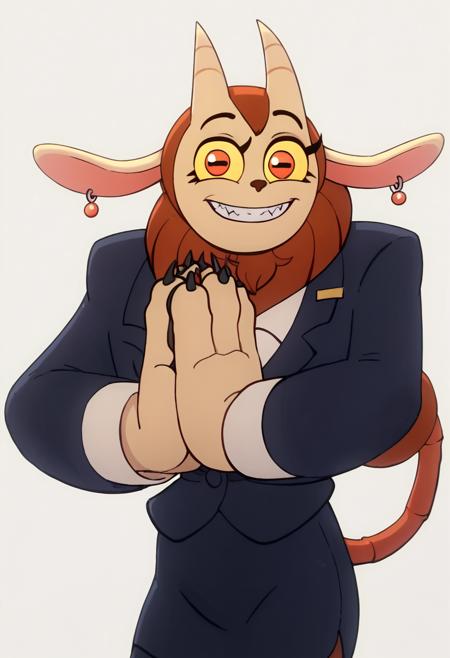Maulie Manticore (Dungeon Flippers) commission