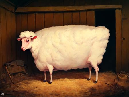 19th Century British Livestock Portrait