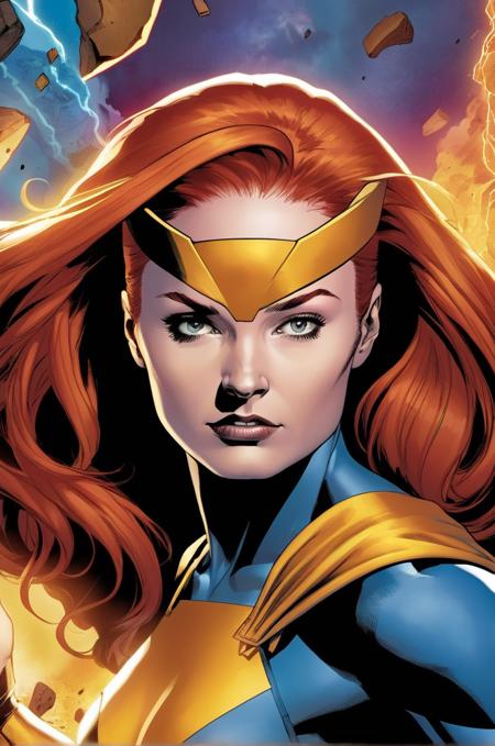 SDXL Marvel Jean Grey