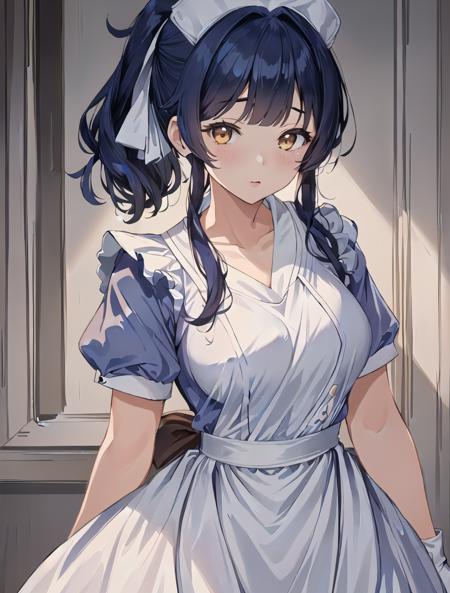 Long Puffy Nurse Uniform
