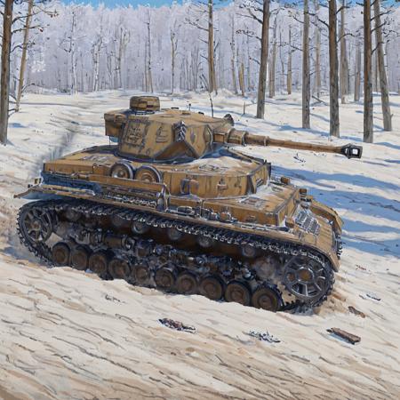 Panzer IV G Tank (SDXL)