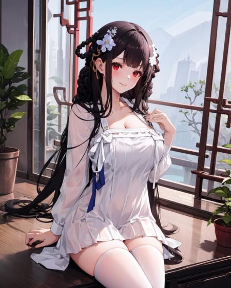 Yat-Sen (Azur Lane) Paragon of Celestial Grace 逸仙 膏发凝脂 襦裙