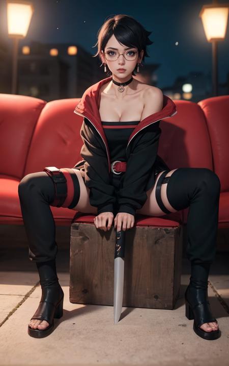 Sarada Uchiha | Boruto After the timeskip| Naruto Girls | KoFi Commissioned | ownwaifu