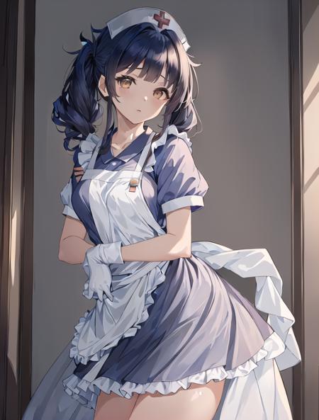 Long Puffy Nurse Uniform
