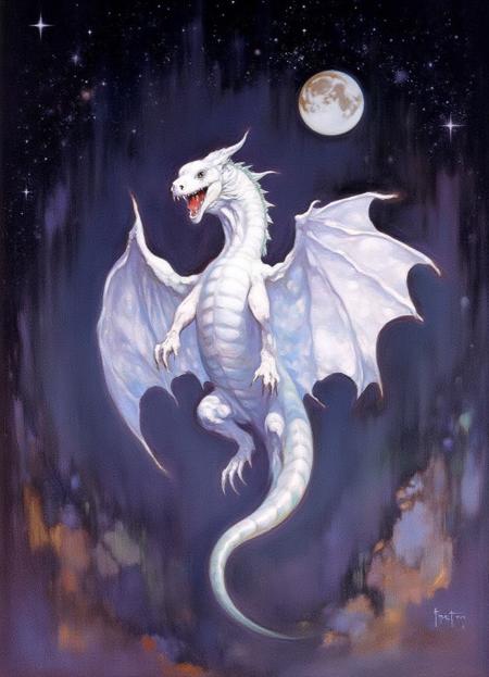[FLUX] - Frank Frazetta Style Oil Painting