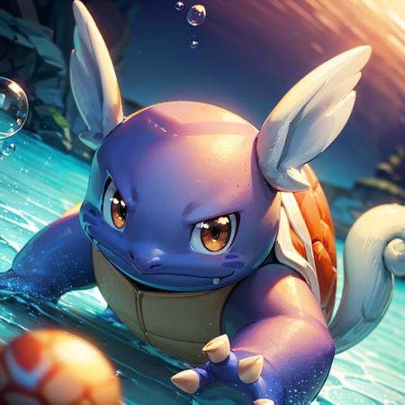 Wartortle (Pokemon) (Pokedex #0008) [Pony & SD1.5]