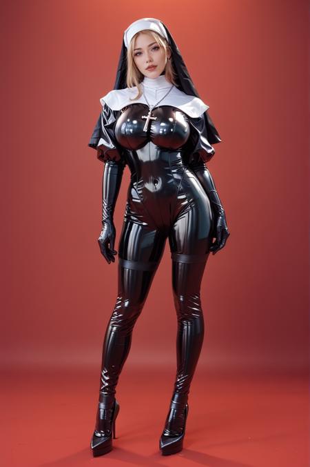 Latex Nun Black (Pony / SD1.5)