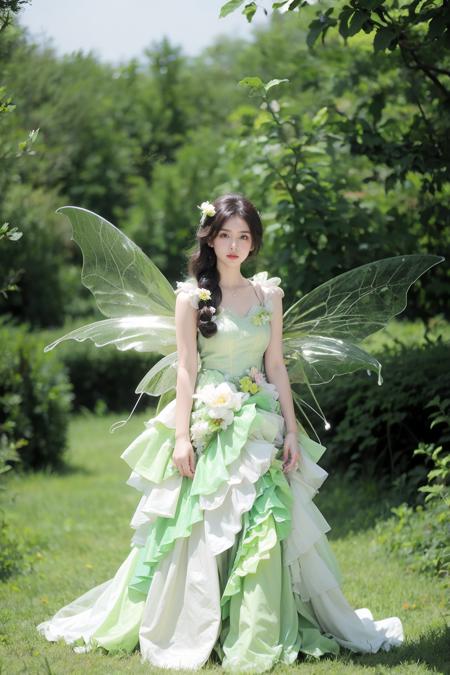 JAY - GREEN BUTTERFLY DRESS