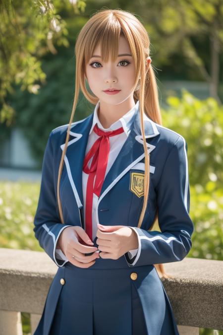 刀剑神域 结城明日奈 校服 yuuki asuna school uniform