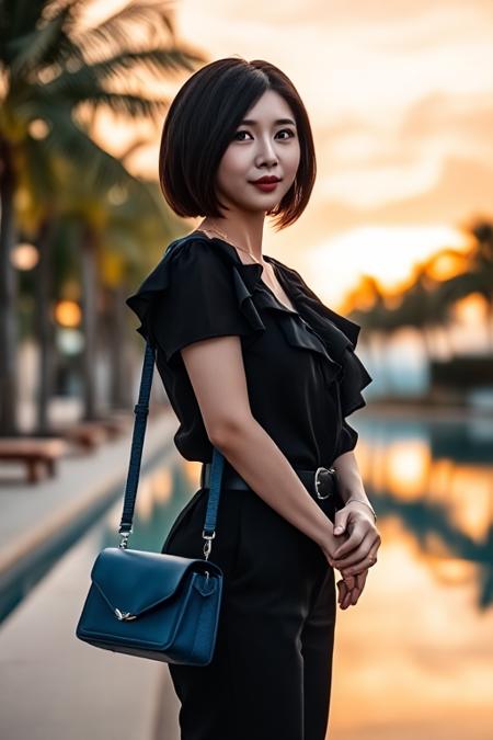 Virtual Asian Female Character 17
