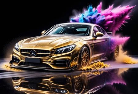Colorful Powder Explosion - Dream Diffusion - By DICE