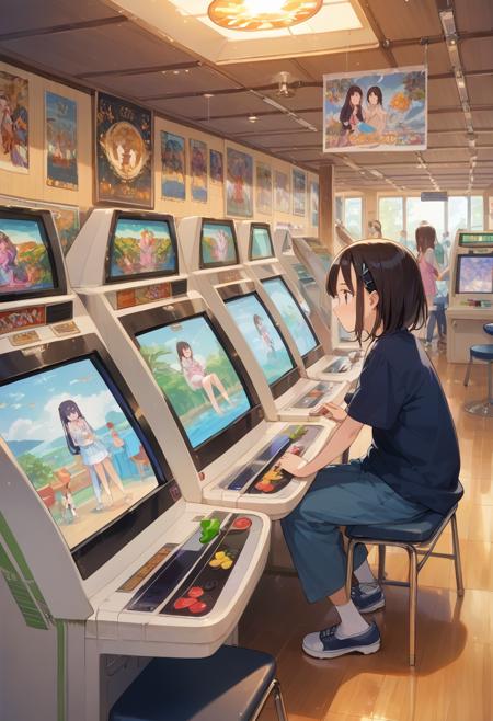 日本のゲームセンター Japanese arcade PONY