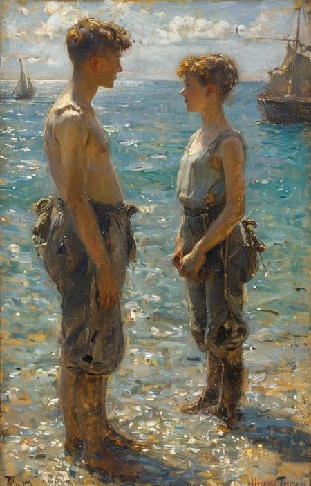 style of Henry Scott Tuke [SDXL] 239