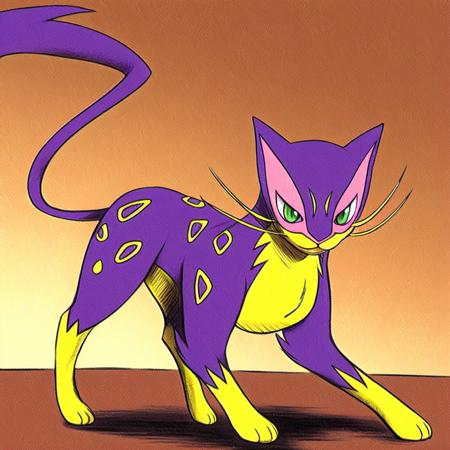 Pokemon - Liepard LoRA版本v1.0 (ID: 163303)