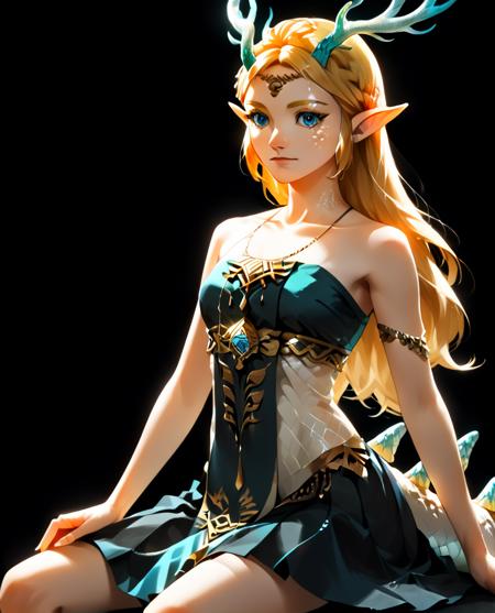 Princess Zelda Character + 2 outfits+cat and dragon forms (Tears of the Kingdom)  [Pony]