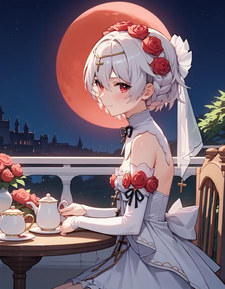 Rosy Bridesmaid 花裳月紗 | Honkai Impact 3rd版本pony_v19 (ID: 562972)