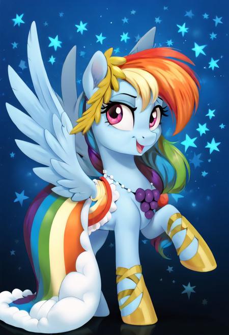 My Little Pony/MLP G4, Gala concert season 1,clothes  Mane 6版本Gala Rainbow Dash (ID: 1133012)