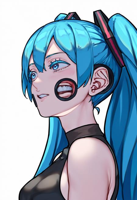 [PONYXL] - Cheek hole piercing