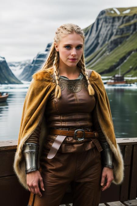 Actress Gaia Weiss (Vikings)
