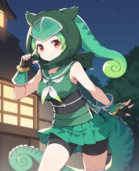 Panther Chameleon (Kemono Friends) / パンサーカメレオン (けものフレンズ) [PDXL]版本v1.0 (ID: 989163)