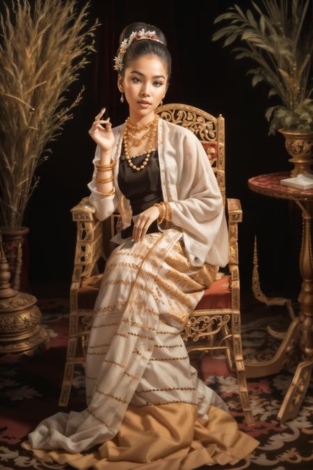 Myanmar Traditional Dress版本v1.0 (ID: 159523)