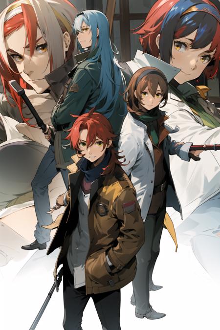 Style of Enami Katsumi in Zero no kiseki & Kuro no kiseki