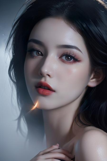 绪儿-带妆容脸模Face model with makeup