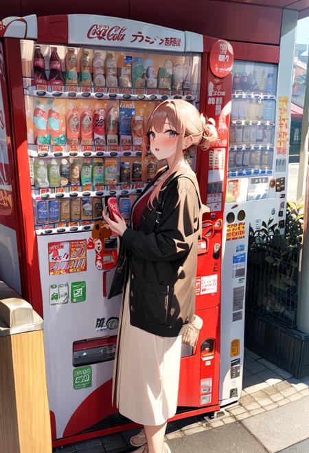 自動販売機1 Vending Machines in Japan SDXL