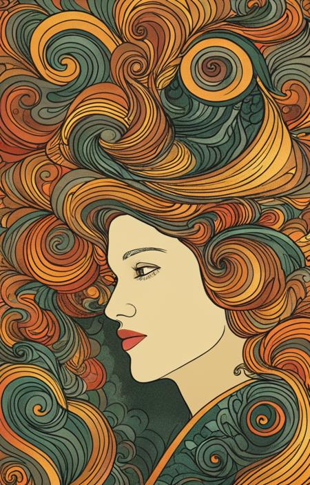 A side portrait style with flowing hair - tangbohu [SDXL] 11
