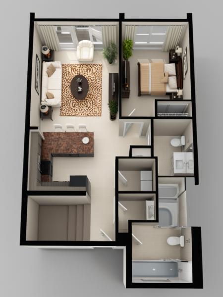 JJ's 3D Floor Plan