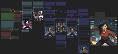 SD1.5 -> SDXL Upscale Workflow for ComfyUI版本v1.0 (ID: 368271)