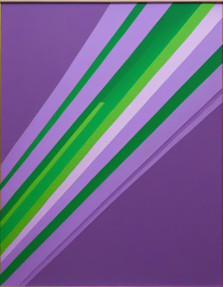 Abstract Lines Painting - Rita Letendre Style - SDXL 1.0