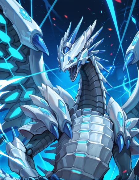 Yu-Gi-Oh! - Blue Eye Chaos Max Dragon (ブルーアイズ・カオス・MAX・ドラゴン) PonyXL版本v1.2 (ID: 871522)