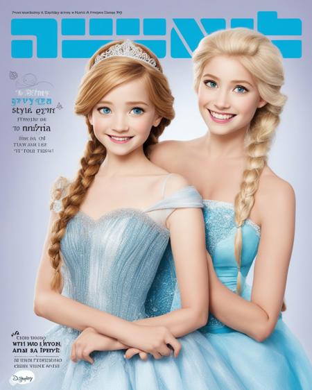 SDXL LaIsha Magazine Cover LoRA