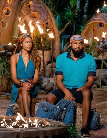 Survivor Tribal Council - SDXL 1.0