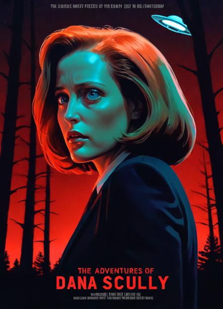 Dana Scully Character LoRA SDXL