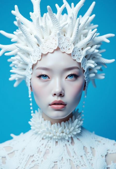 White lace portraits