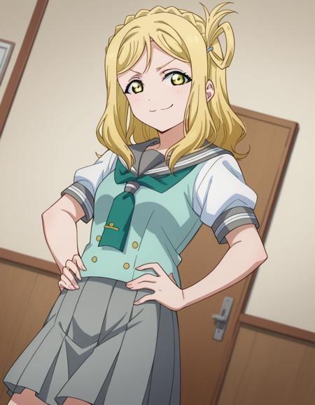 Mari Ohara (小原 鞠莉) - Love Live! Sunshine!! (ラブライブ!サンシャイン!!)版本anime s2 (ID: 733568)