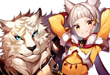 Xenoblade Chronicles 2 - Nia and Dromarch (ニア &  ビャッコ) PonyXL
