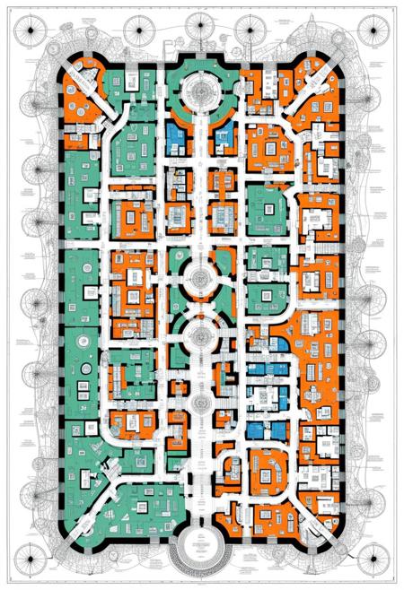 Surreal Floor Map